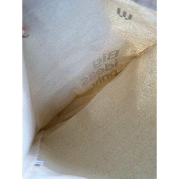 Wired NWOT Magazine Manhattan 'Big Ideas Only' Novelty Natural Canvas Tote Bag - Picture 4 of 4